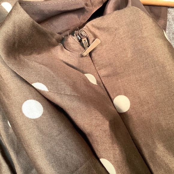 Jones of NY polka dot collar sleeveless dress 6 - Picture 5 of 6